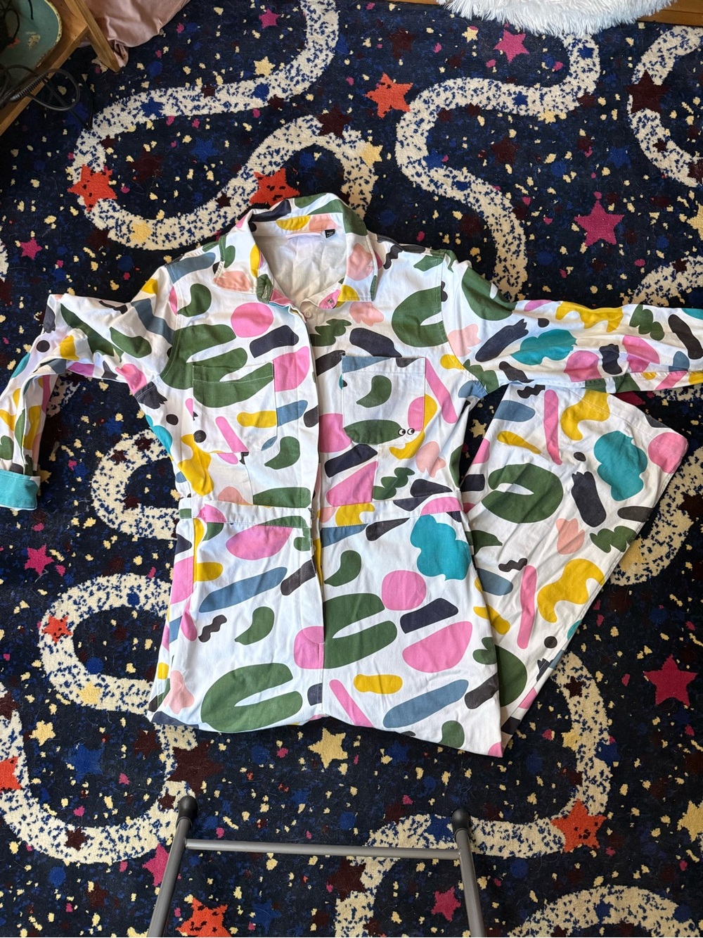 Deadstock Lazy Oaf x Studio Arhoj size 12 women’s jumpsuit wide leg whimsical